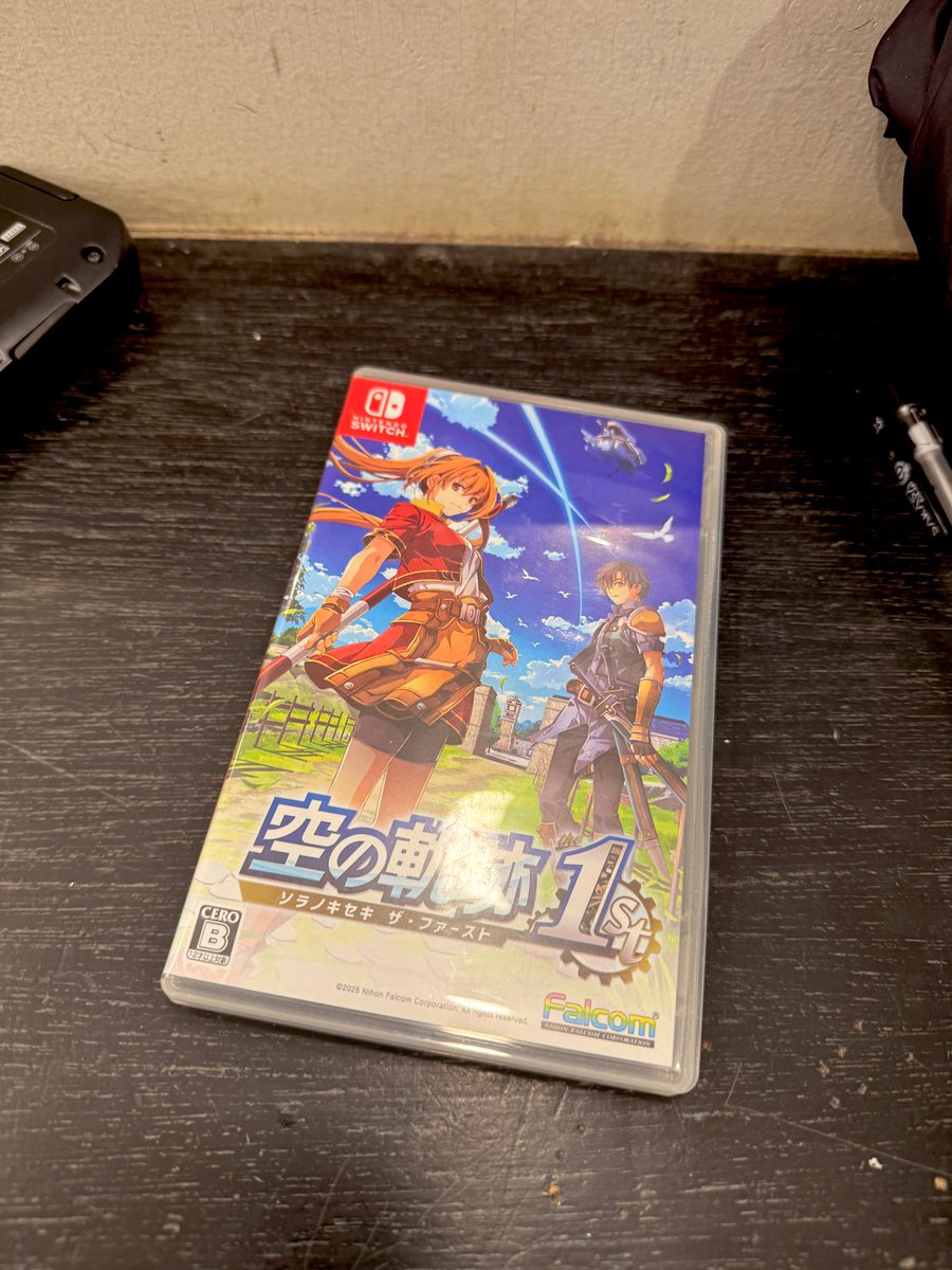 THE_NAOKIX's tweet photo. 昨夜はfalcom jdk BANDありがとうございました楽しかったー！そしてようやく空の軌跡1stやります🐕 https://t.co/06JCdVVkuk