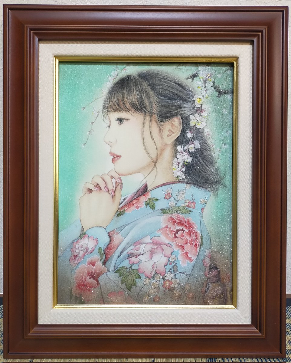 魅惑の人物画展」の額縁は 「額のまつえだ」さんにお願いいたしました