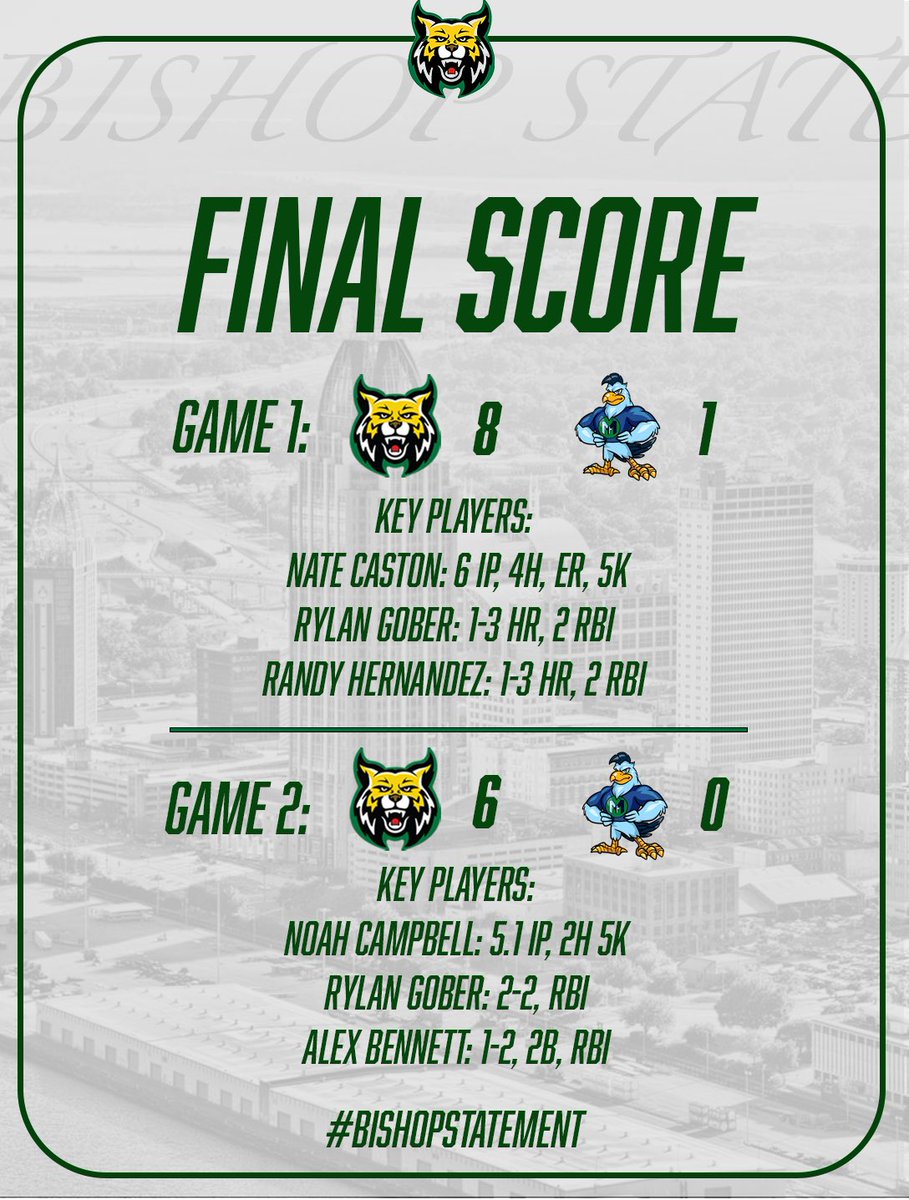 BishopState Baseball tweet media