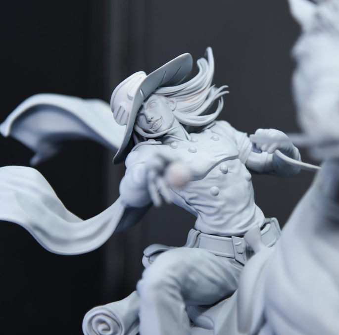 Chozo Art Collection Gyro Zeppeli & Valkyrie from JoJo's Bizarre