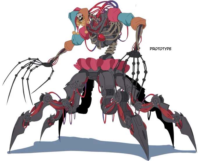 tried doing my own little design interpretation of the Prototype from Poppy playtime