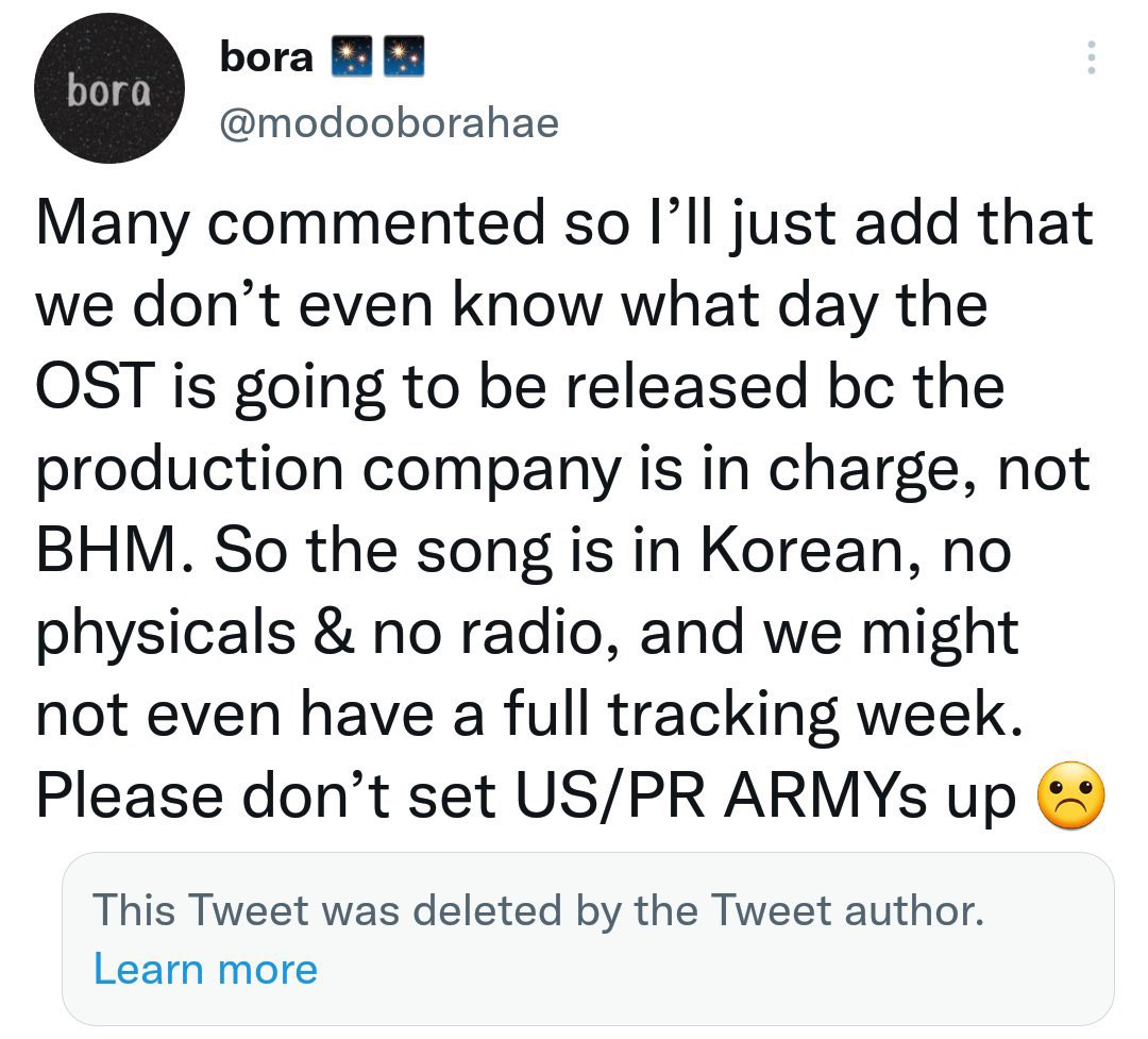 SeokJin_Kary's tweet image. This is so funny 😂😂 Every big acc reported as anti-Jin is exposed by the same OT7 who followed them

The one who incited the lack of ARMY support for Yours to reach the Hot 100 under the premise of impossible goals, which 3 Doritos later became possible for another member😅