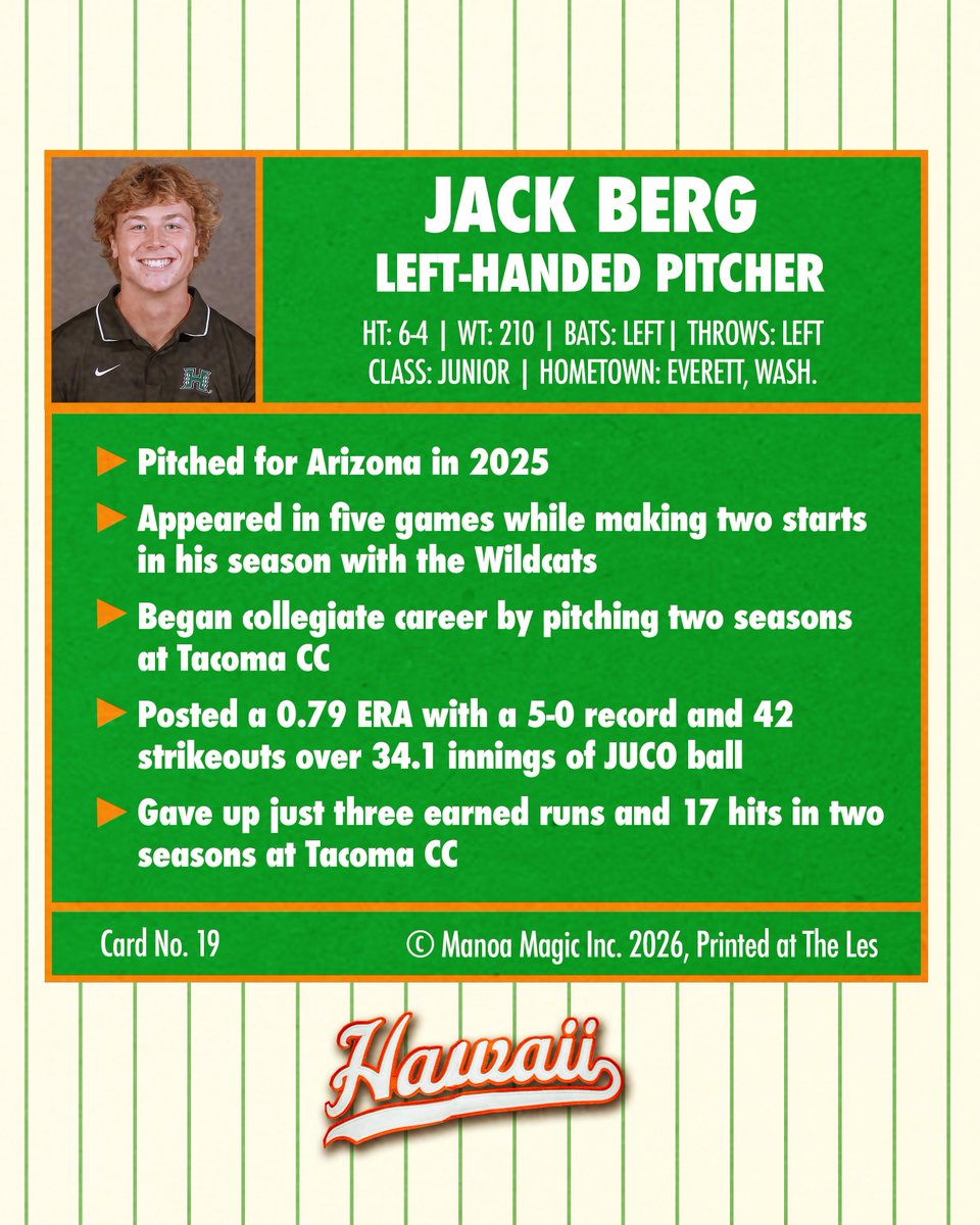 Lethal lefty 🔥

𝐌𝐄𝐄𝐓 𝐓𝐇𝐄 ‘𝐁𝐎𝐖𝐒 | Jack Berg

#GoBows
