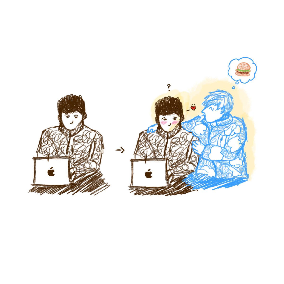 when a ray of light enters the room #phanart #sketch