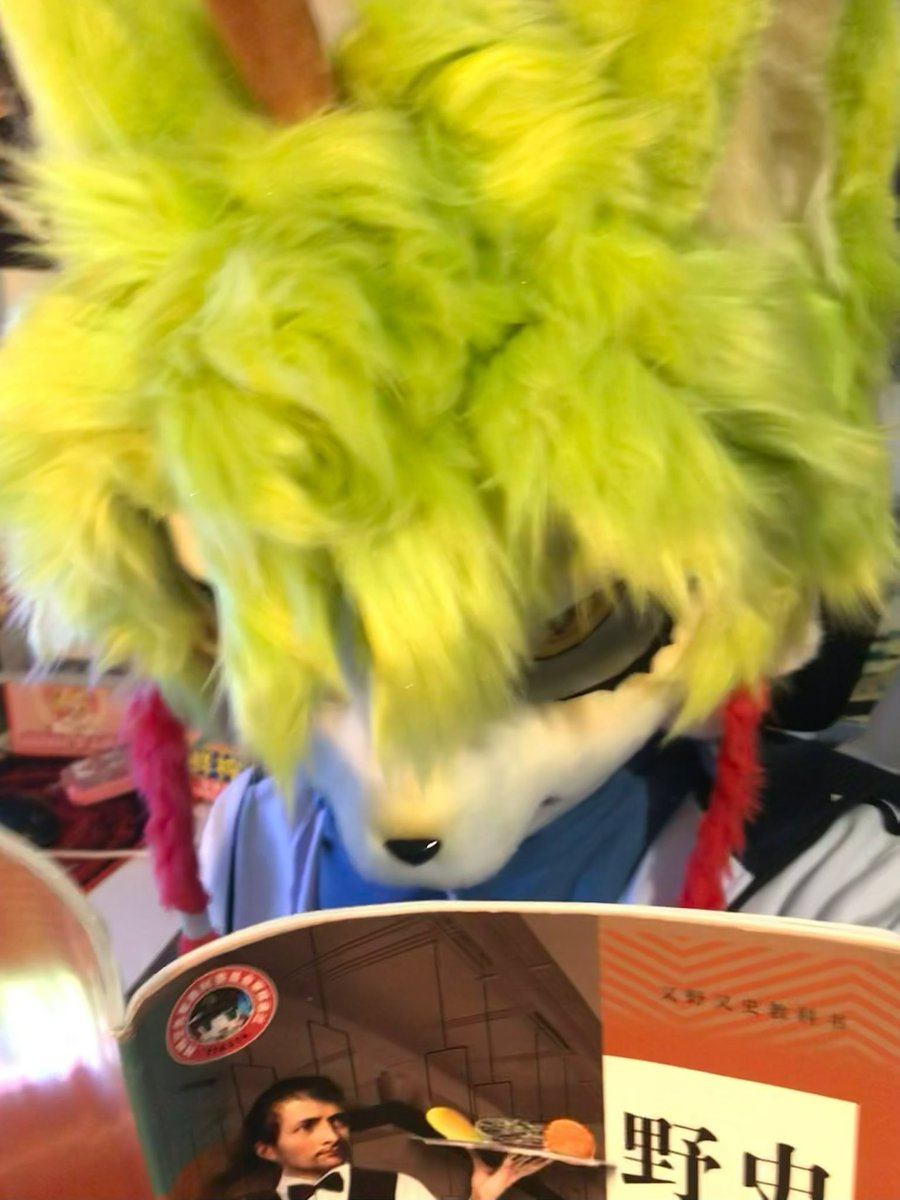 YOUTH_WITH_LZYY's tweet photo. 书中自有喜之良
#fursuit #FursuitEveryday #furry https://t.co/3VRpdG8vdB