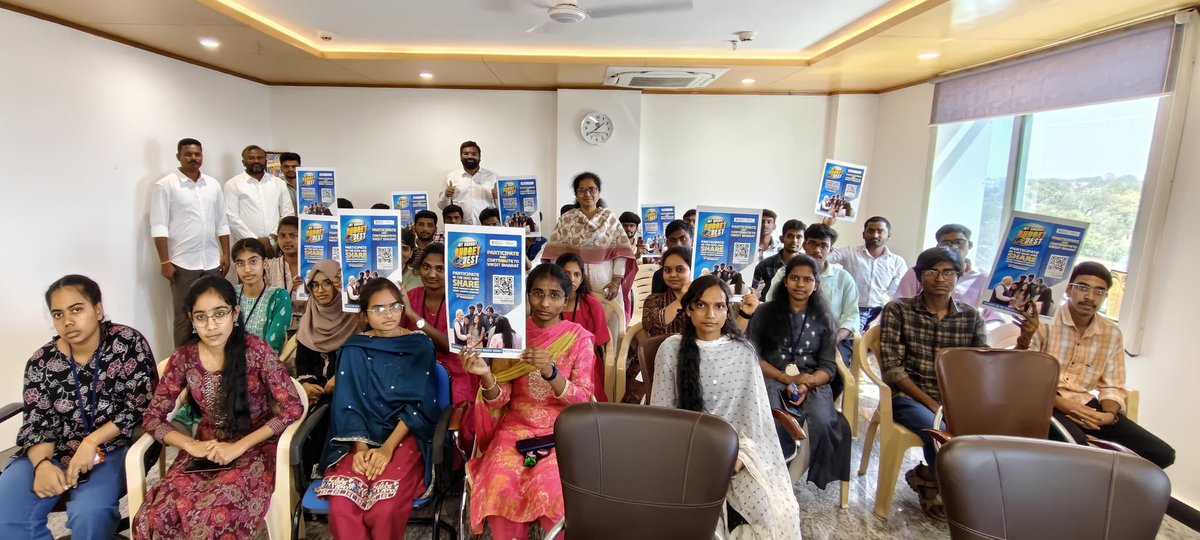 NJntua's tweet photo. NSS JNTUA volunteers participated in the MY Bharat Budget Quest, contributing youth perspectives for a Viksit Bharat. 🇮🇳
#MYBharat #BudgetQuest2026 #NSSJNTUA #ViksitBharat https://t.co/A4sUGmf3YQ