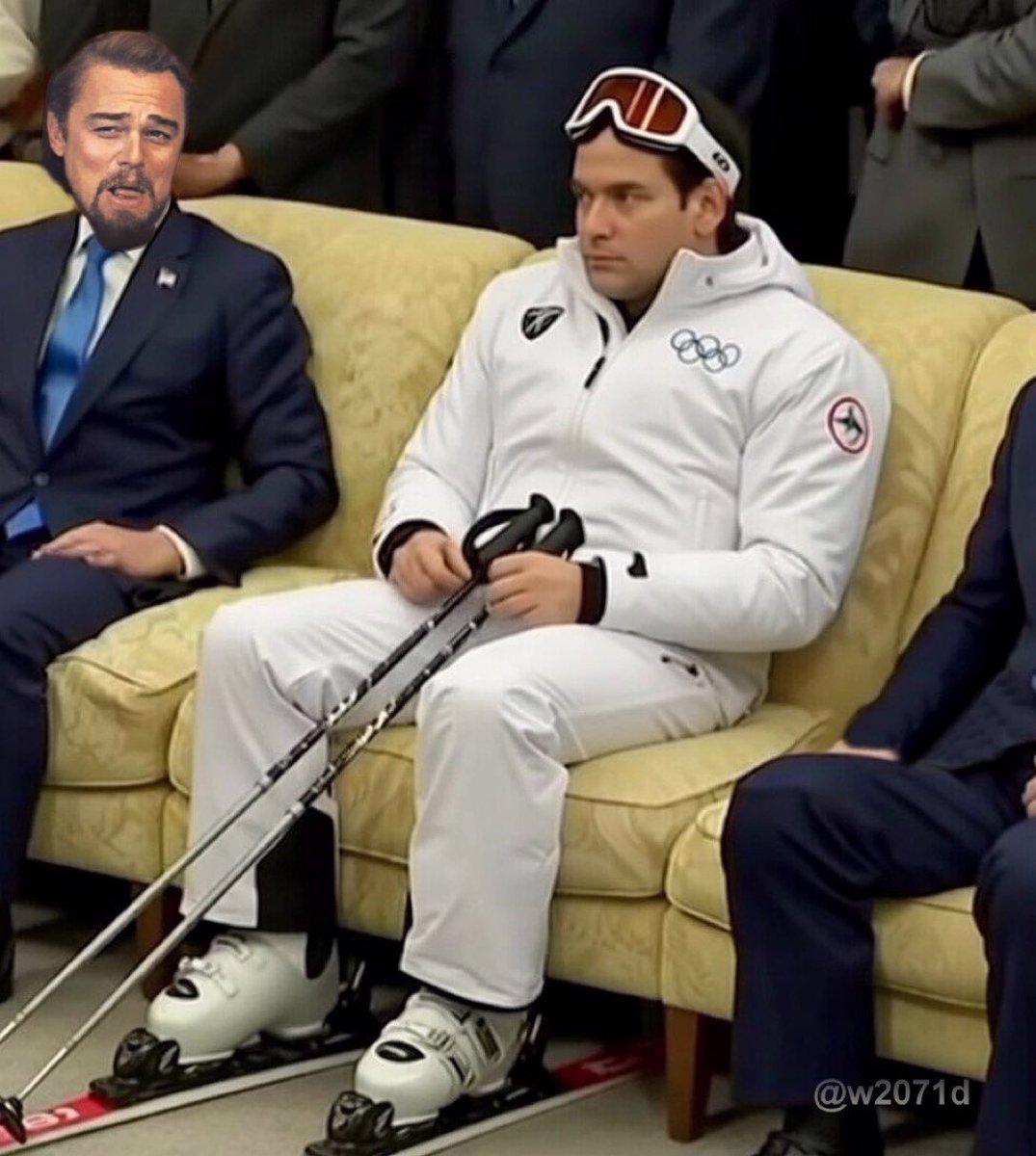 Marco Rubio realizes he needs to replace the entire US Olympic ski team because they’ve been seditious overseas.
