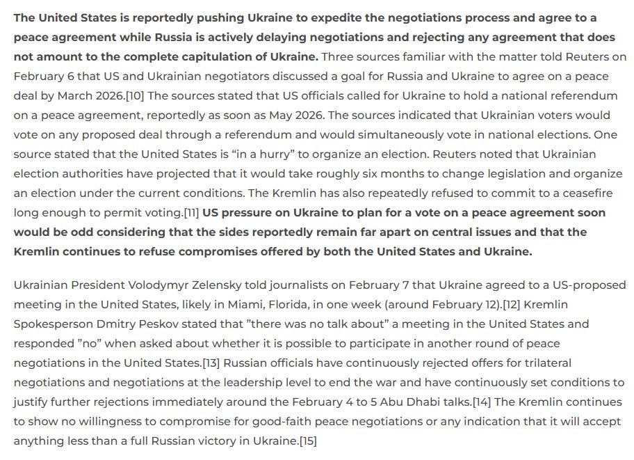 Institute for the Study of War tweet media