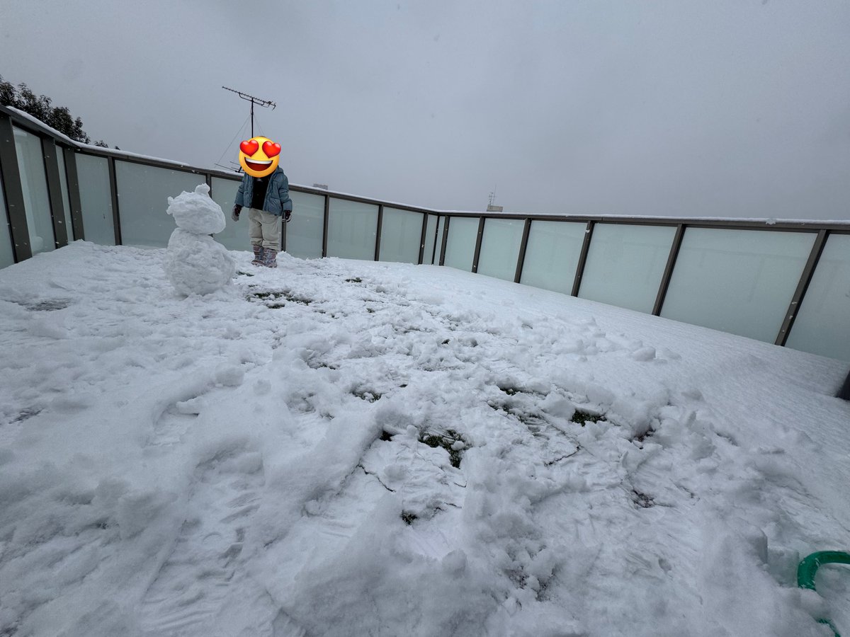 東京でもこんなに積もってる？！！