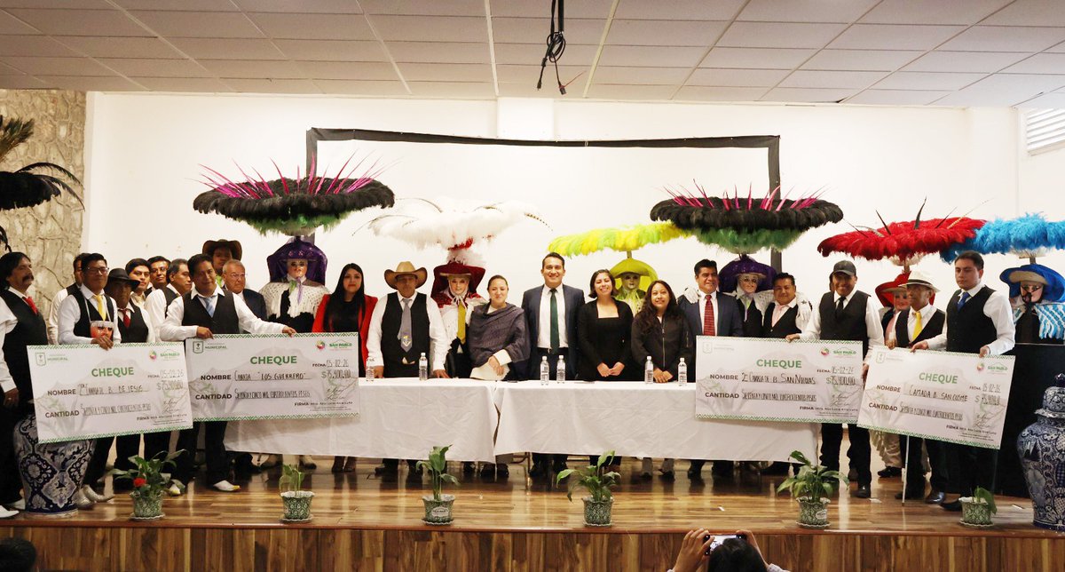 #GraphosCc #Tlx #Noticias #Municipios #SPM | Entrega Lucía Arce cheques a 16 camadas para preservar cultura del carnaval en SPM

facebook.com/share/p/1KPNKk…