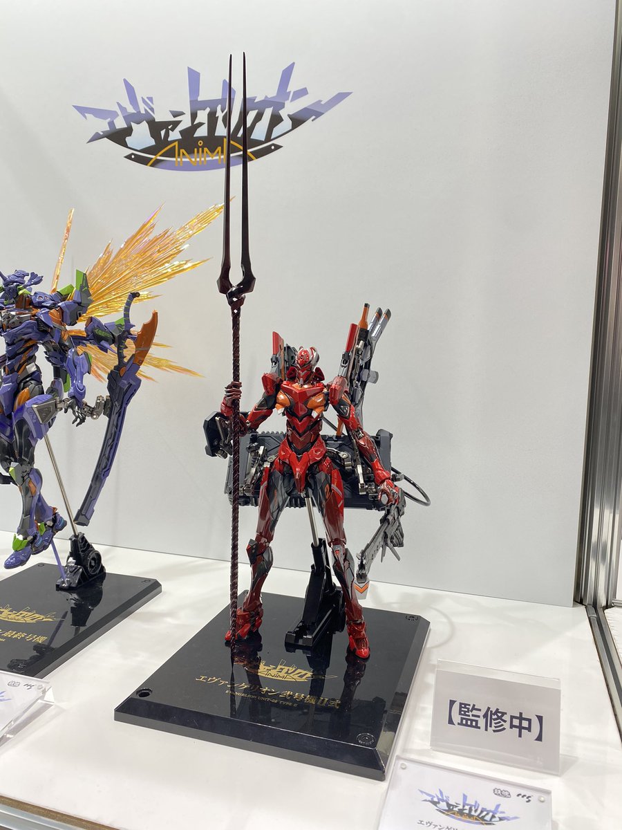 お馴染みの#CCSTOYSも今回多数の新作を発表中です！まずは『エヴァンゲリオンANIMA』より、「貮号機II式」の彩色原型は初公開！そして新企画の「完全変形超銀河グレンラガン」も今回初公開です！

#ワンダーフェスティバル2026冬