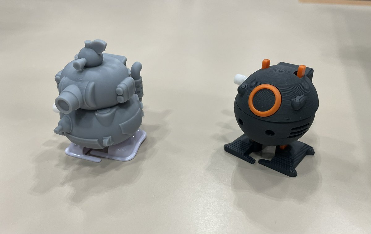 MetalBeastLabo's tweet image. ゼンマイめっちゃかわいい…🥹
マネしたい…

『おもち戦車』
イシマサインダストリィ様　2-18-06
(@isimasa0306 )

『マイテクボット丸型』
NEKUN DESIGN様　2-19-16
(@nekundesign )

#ガレージキット #ワンフェス #WF2026冬 #WF2026W