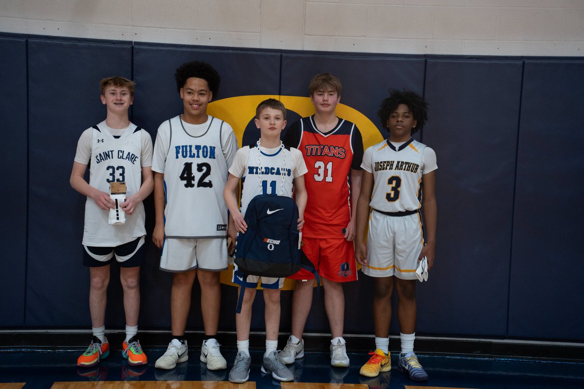 BofO_SO's tweet photo. Boys 8th grade 3pt contest won by a shootout high for the evening 10 3 pointers made.  From Shiloh Middle school, Madden McMorris. https://t.co/XUpGpNbr0i