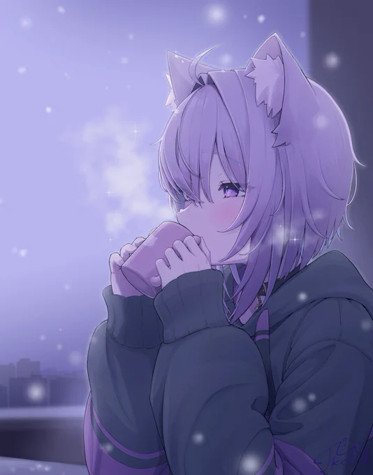 冬暁 #絵かゆ