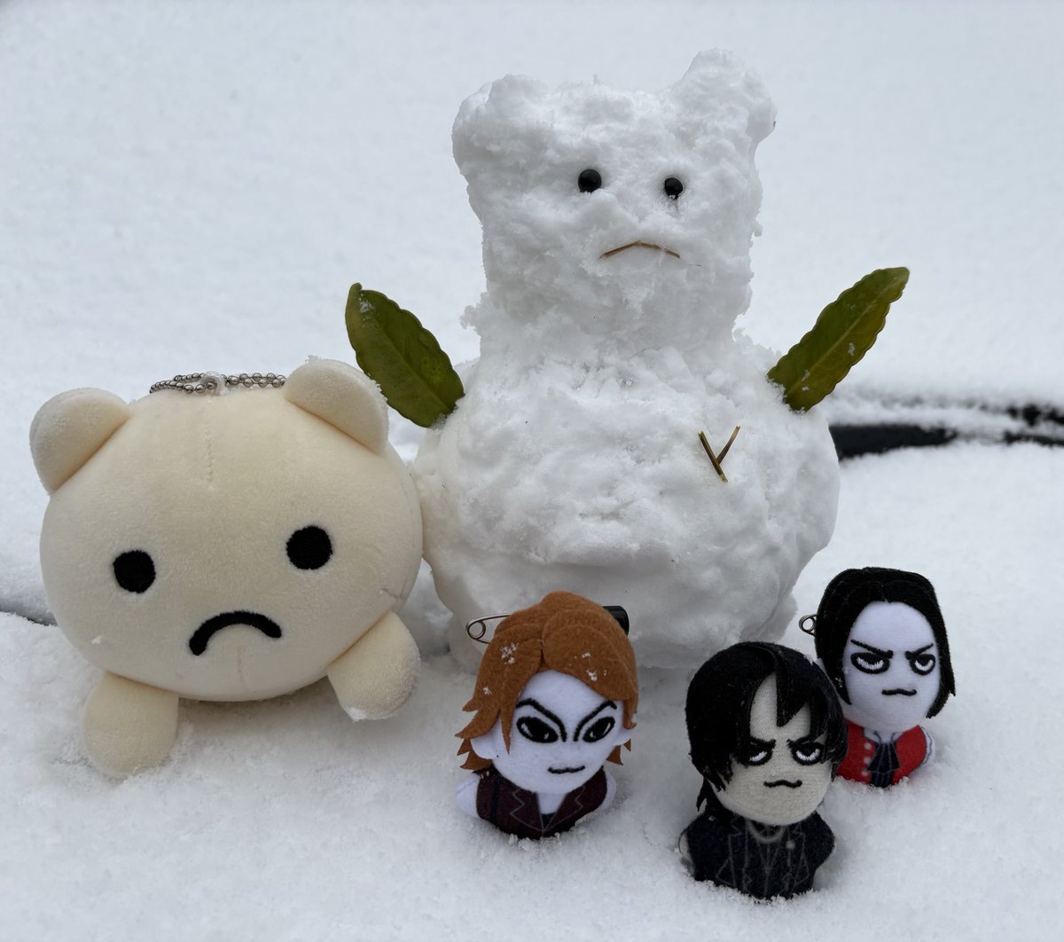 凍える−2℃の世界で雪だるま⛄️