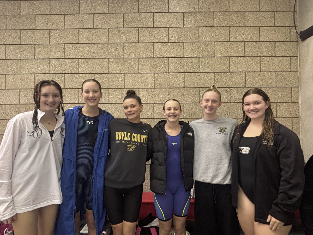 BRNNews25_26's tweet photo. Girls swim update:
Qualifiers for next round of state include 
Abigail in the 50 free and 100 free!
Ellie in the 100 back!
Ivy 100 breast, breaking her own school record! 
Girls 200 free relay and the
medley relay also qualified for the next round!

Way to go girls!! https://t.co/dLR8hNwySy