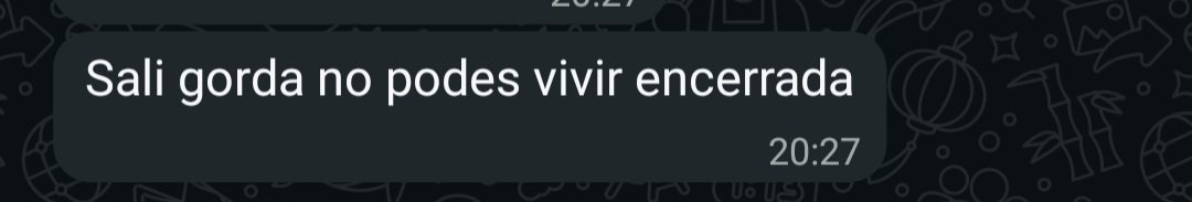 Tan acostumbrada al: "Si salis hoy, terminamos"
Él:🤣