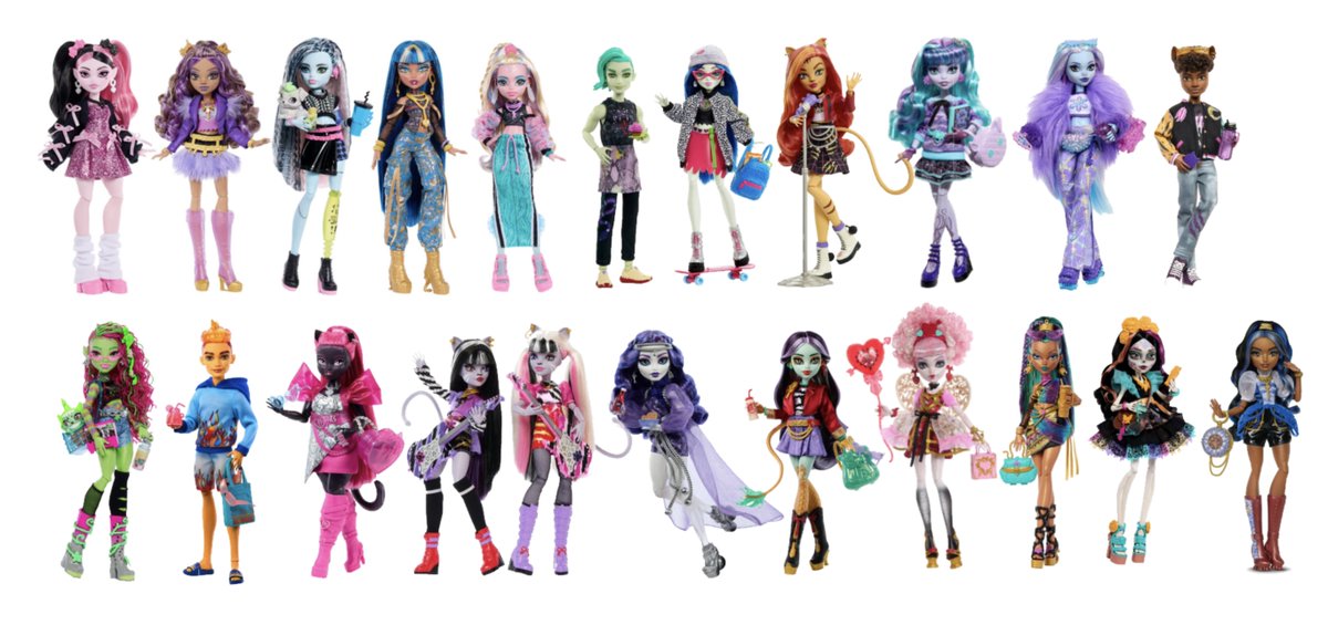 steffmorganzzi's tweet image. Makes me giggle that Mattel went ‘’FUCK YOU in particular’’ and made Abbey the only poly core doll… like damn mama not even a strand of Saran?  🤒