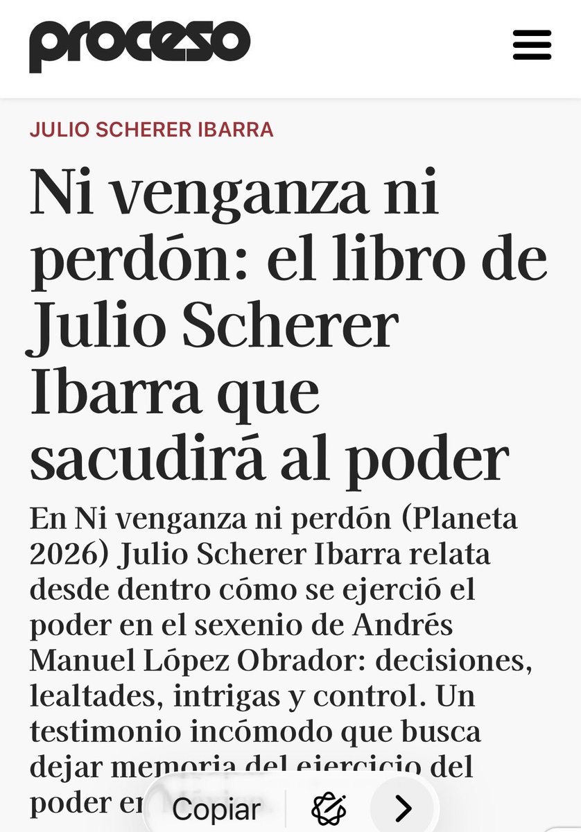 🔴 Oye ⁦<a href="/JScherer_Ibarra/">Julio Scherer</a>⁩ y en tu libro también va a contar de donde salía el dinero que le llevabas todos los lunes a las oficinas de San Luis y Cordova ?