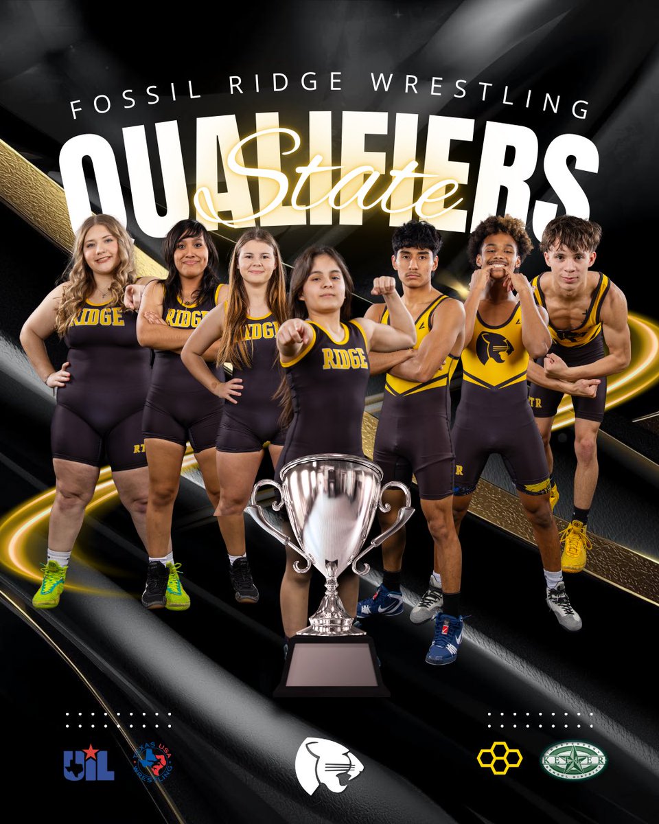 FRHSGrappling's tweet photo. State-bound Panthers π₯
See you at state π
ποΈ Fri.-Sat., February 13-14, 2026
ποΈ Berry Center Theater (Cypress, TX)
βοΈ TBA
ποΈ TBA
#Regionals #StateChampionships #FossilRidgeWrestling #FossilRidgeHighSchool #ItsBetterAtTheRidge #PantherPride #KellerISDAthletics #KellerISD πΎ https://t.co/5mOOvZF52w
