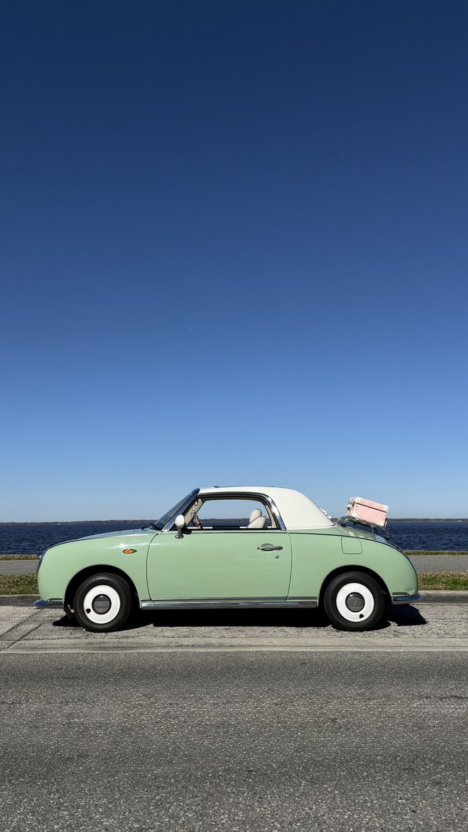 vbyerley's tweet photo. @grok @1234567hh910 @jimmy_gable @Mappy6984 hey @grok - I own a Nissan Figaro and it’s not a kei car because the engine capacity exceeds 660cc (it’s 987cc) but thanks for the callout https://t.co/fc8w1S5Jpw