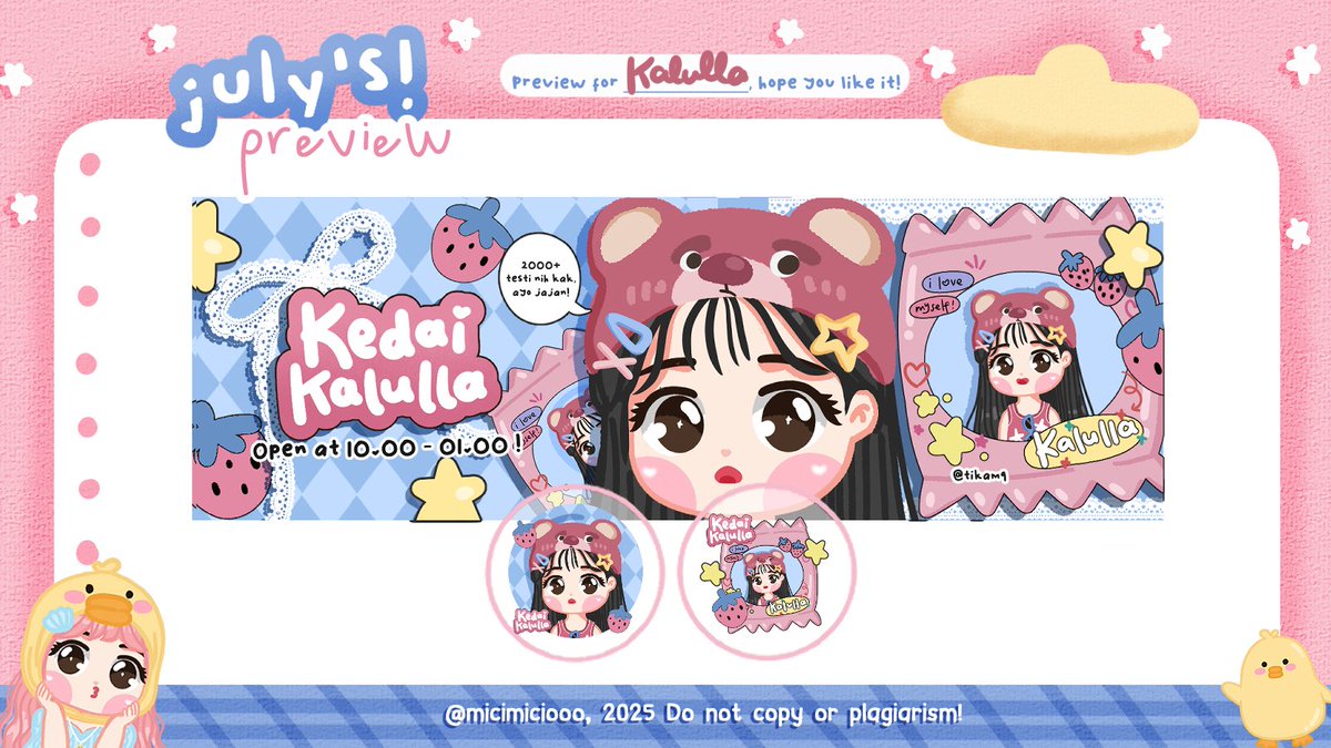 yeay  aku  dapet  ! 😀💗  selalu  suka  sama  layout  dari  kak <a href="/micimiciooo/">julY!✨</a>  (๑˃̵ᴗ˂̵) ♡