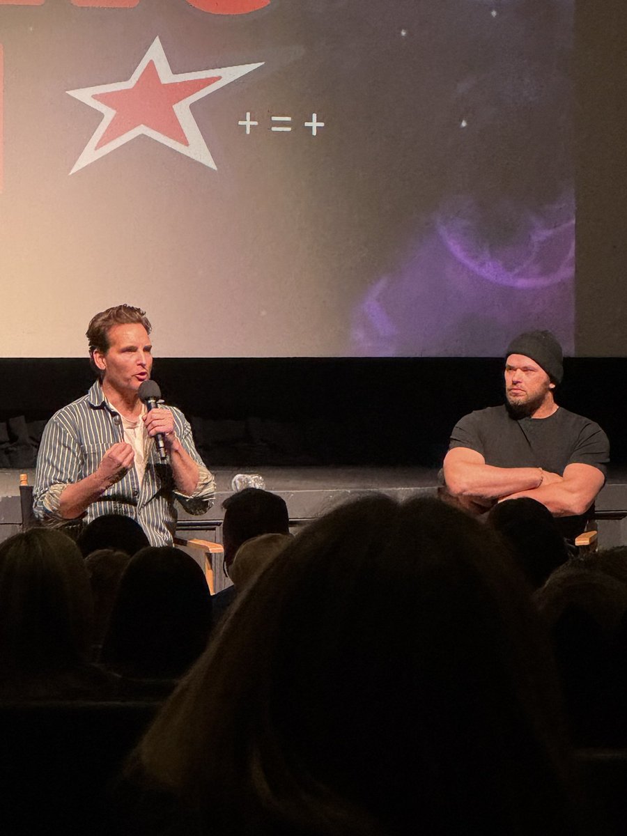 Spending my night at my local theater listening to Kellan Lutz and Peter Facinelli talk about twilight