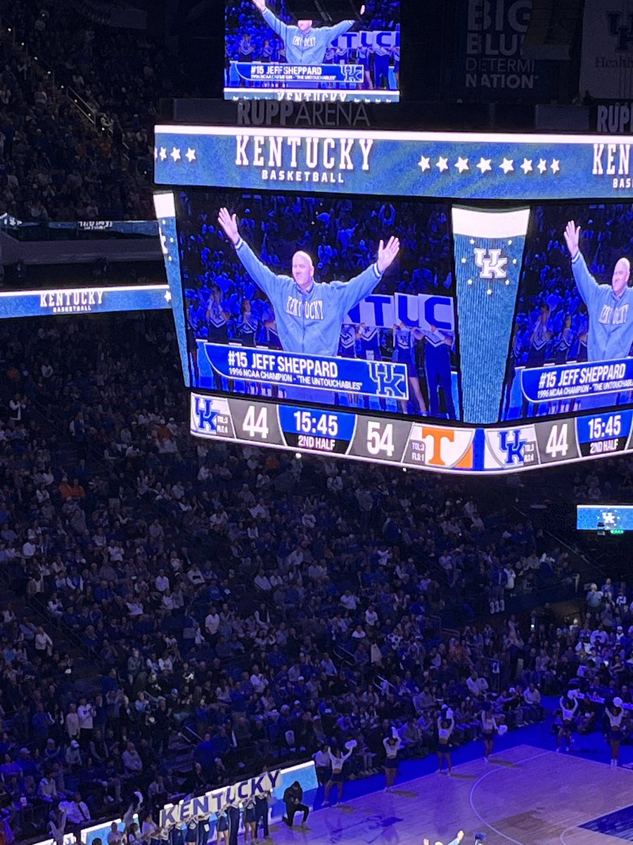BBNTonight's tweet image. Jeff Sheppard is tonight’s Y repping the 1996 national championship Kentucky squad.