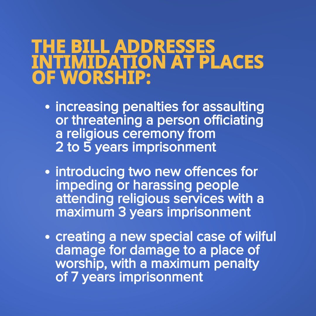 This is strong, decisive action to fight antisemitism and address terrorist-motivated offending to ensure Queenslanders can live, worship and gather safely.

We’ll be introducing tough new laws to Parliament this week.