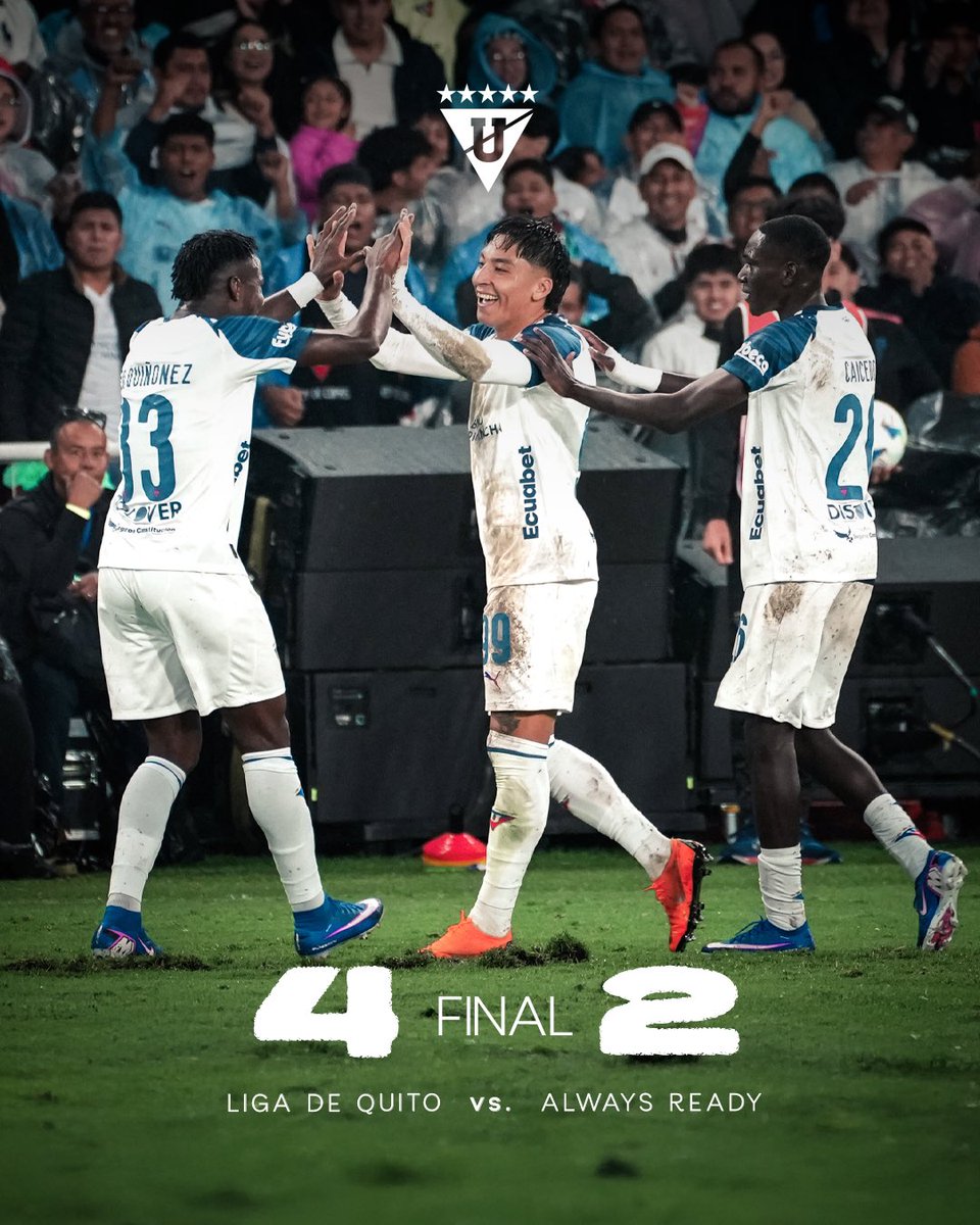 Fin del partido 🫂 ¡Vamos equipo! Será un gran año 💪

🆚 #LIGAAlwaysReady