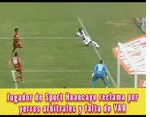BazanElejalder's tweet photo. 🕵️♂️#ROBO🔴 de la @conarfpf y COIMA del fondo mierdazul. Mientras que equipucho llorón y bidescendido ganó sin VAR y sin ANTIDOPING con un penal en donde la pelota había salido previamente, el VAR inventa un penal en contra de la U y nos roban el triunfo. #CONAL #FondoMierdazul https://t.co/Qjc313jgaz