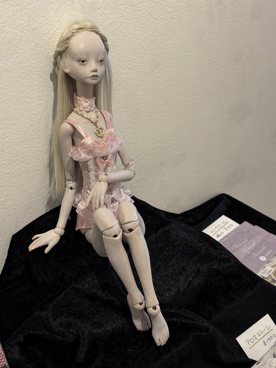pushigangan's tweet photo. しっかり雪の❄️原宿！貴重！
まずは15人展でTOKO（@tkdoll105 ）さんの可愛い子に会いに🥰
見たかった子だから、とっても嬉しい❤️ https://t.co/ti6JGc0MNb