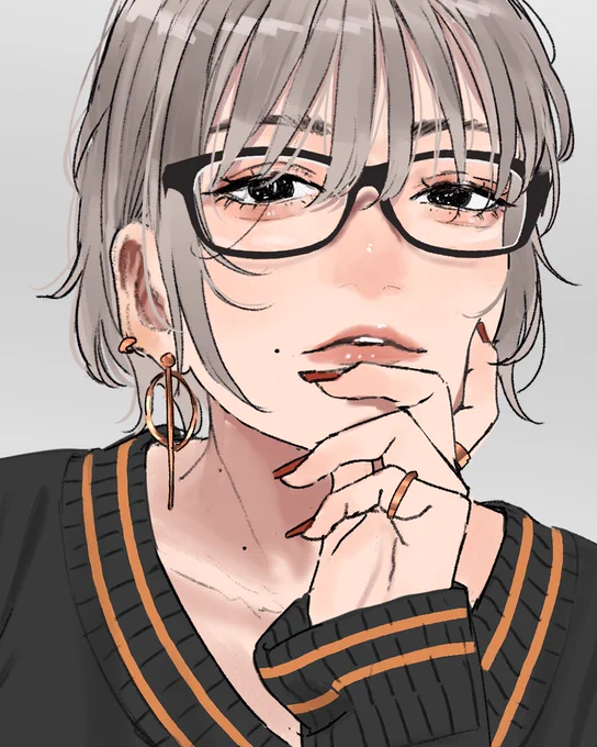 黒縁もいいよナ
