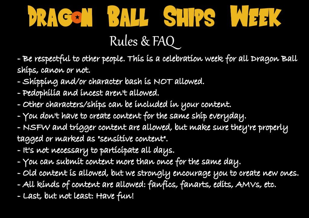 Dragon Ball Ships Week (May 3rd-9th 2026) tweet media