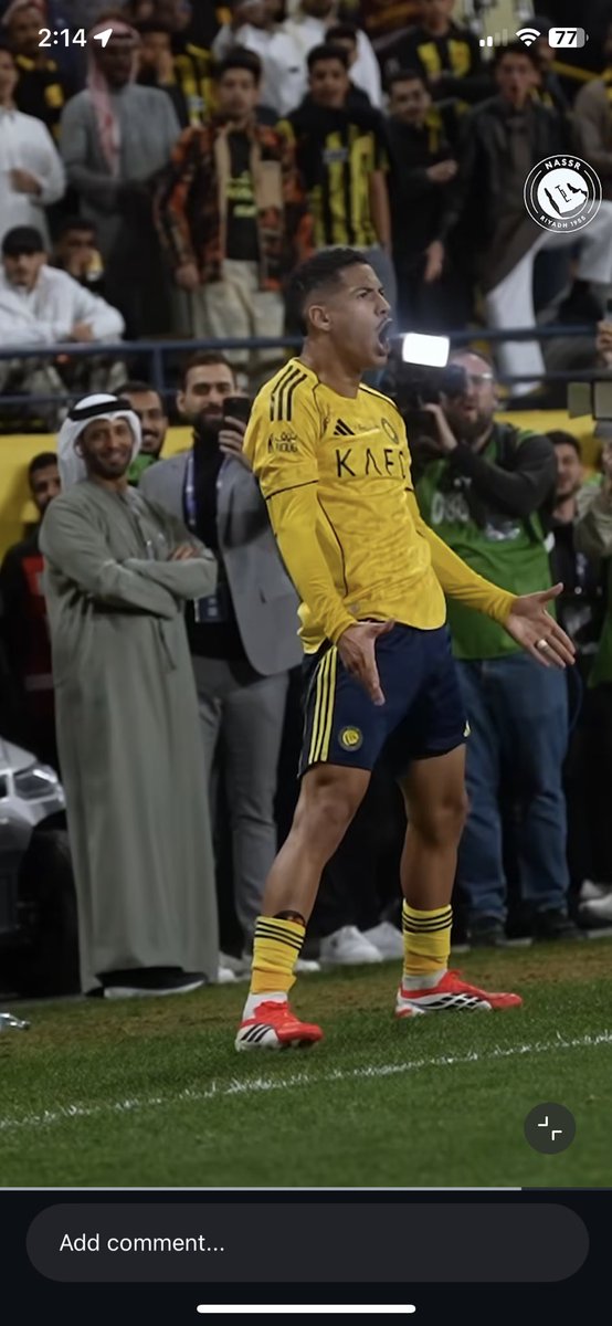 ABDONASRI77's tweet photo. @CallHimGoat من امس عامل ليه اسكرين عشان ��لابتسامه دي ❤️ https://t.co/Rcp5T8e684