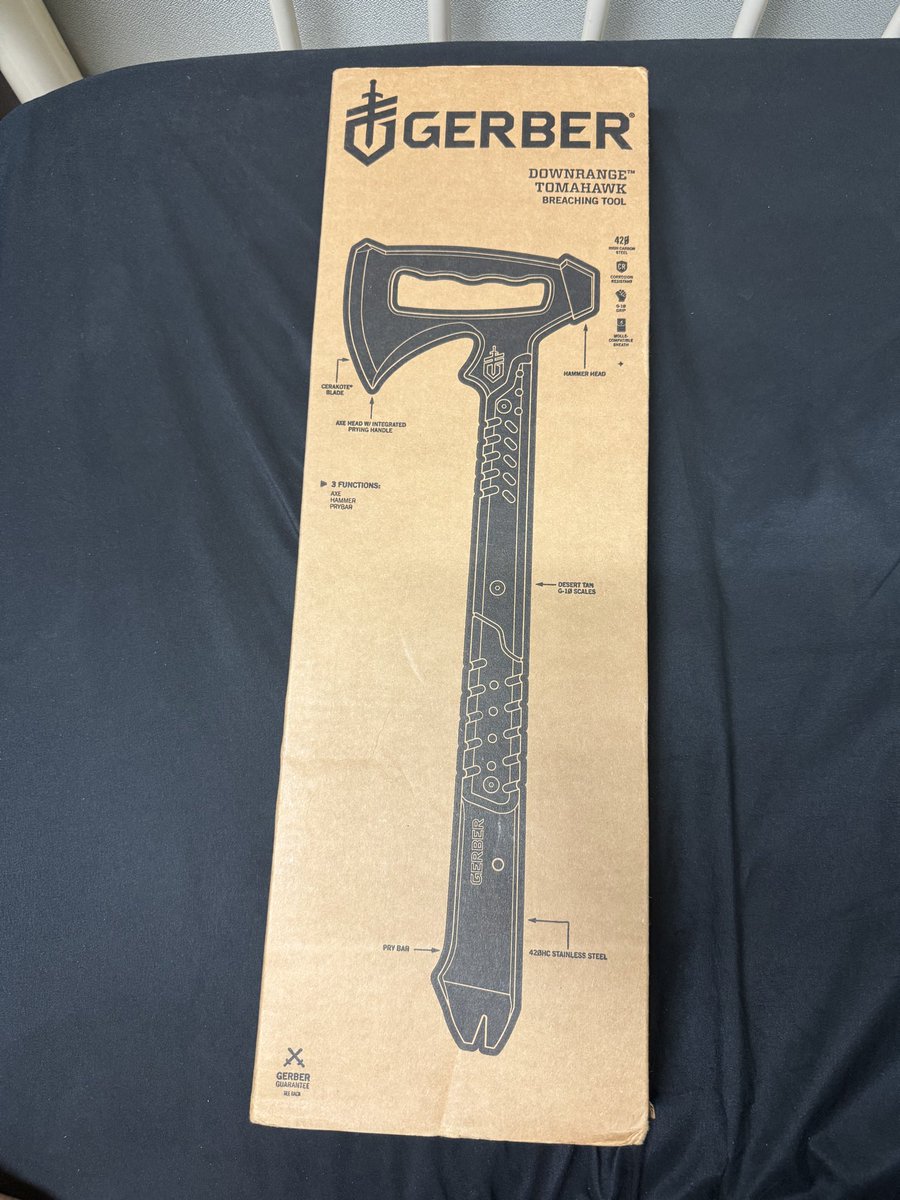 ミリタリー物販 新品未使用 gerber downrange tomahawk 送別¥50000