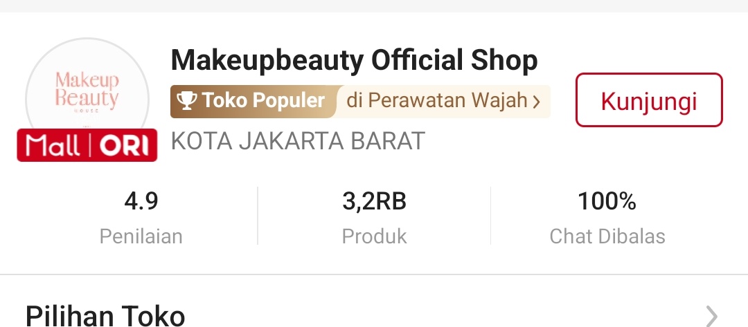 wta ada yang pernah beli skincare di makeupbeauty official shop? disini ori ga yaa 

izin pake ht #zonauang