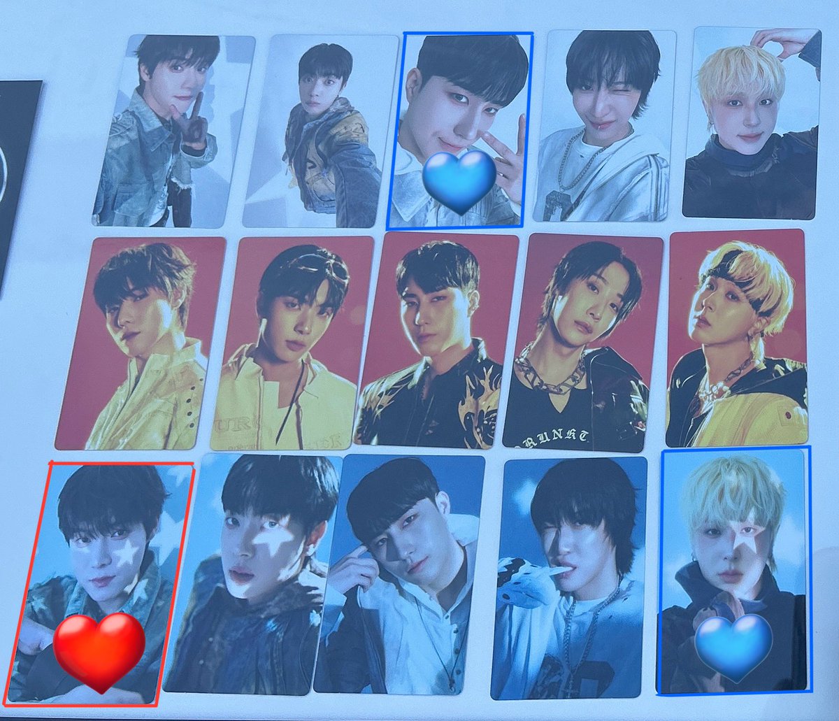 원위 오뉴블5 MD 랜덤 트레이딩카드 교환

저(💙) : 브이 하린 또는 별 기욱
윕(❤️) : 별 용훈

디엠 알림이 안와서 디엠보내고 꼭 맘찍이나 답멘 부탁드립니다!!

#오뉴블5교환 #용훈교환 #하린교환 #기욱교환 #트레카 #트레카교환 #오뉴블5