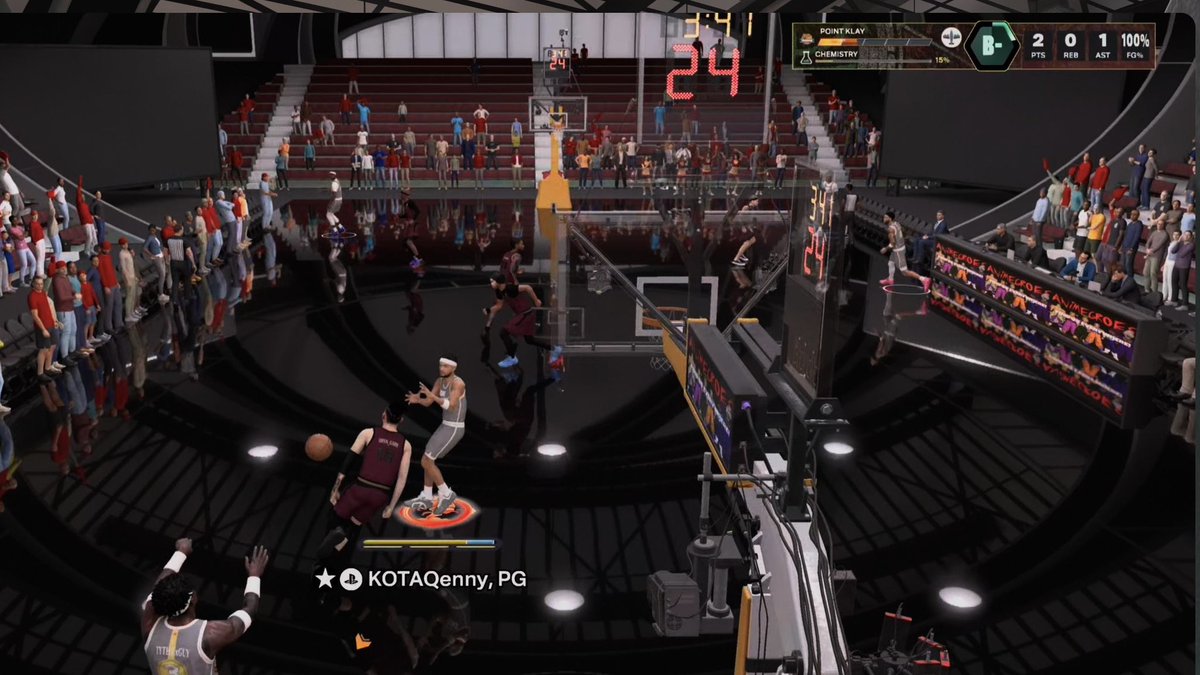 Animegroes's tweet photo. @NBA2K @NBA2K FIX THE PRESENTATION REWARDS SO I CAN TURN OFF THE LED COURT WE LOADED IN WITH NO LINES !!!!! https://t.co/cAnTqPdK7L