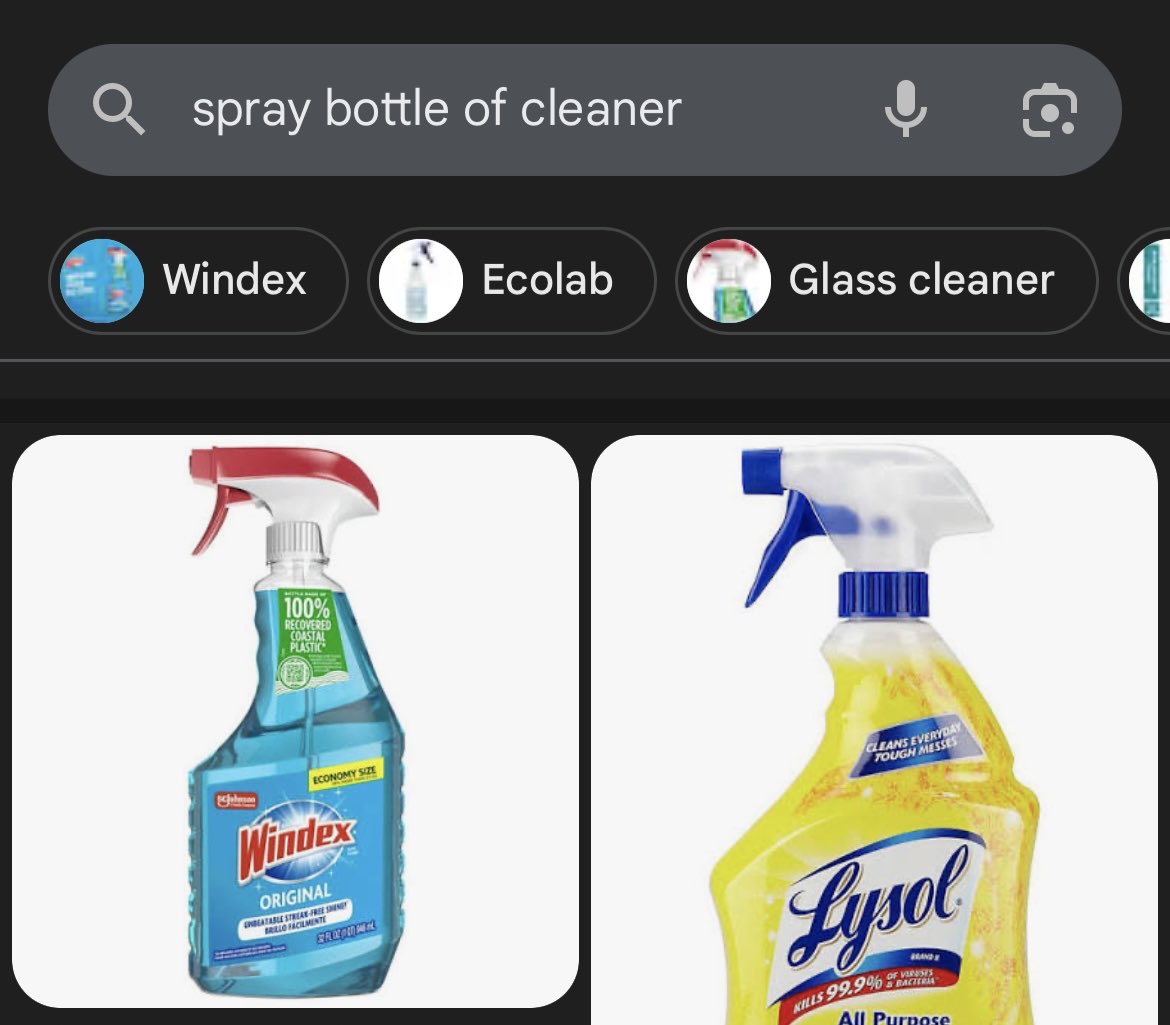 Do we know why the head of the spray bottle is on backwards? The indent in the neck is for your fingers