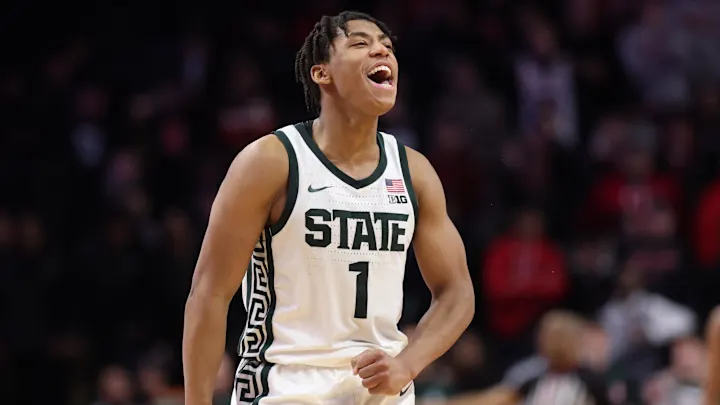 Jeremy Fears Jr. got the best of Keaton Wagler tonight 👀 

Fears:
• 26 PTS
• 15 ASTs
• 2 TOs

Wagler:
• 16 PTS
• 2/16 FG
• 2/8 3PT
• 3 TOs

Love him or hate him, you still watched.