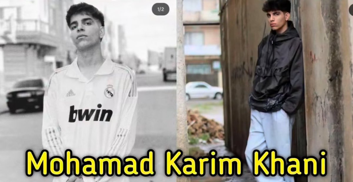 kusha_alagband's tweet image. 18‑year‑old Mohammad Karim Khani is facing execution in Iran as soon as TOMORROW. His only ‘crime’ is being young in a dictatorship that rules by fear. Raise your voice, share his name, pressure your governments to act. #MohammadKarimKhani #StopExecutionsInIran