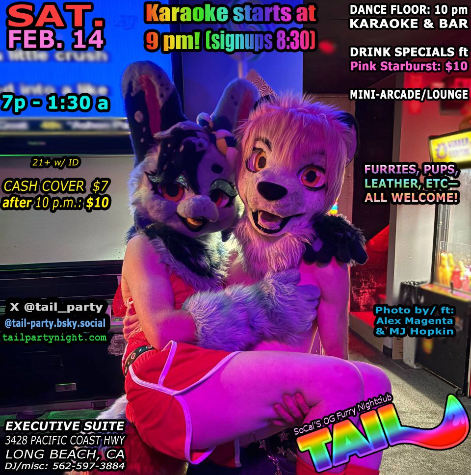 TAIL! Sat May 9—Furry Nightclub tweet media