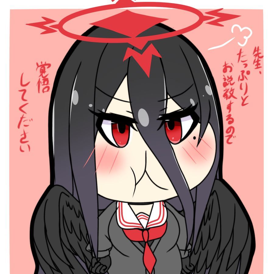 #BlueArchive 
#羽川ハスミ 

ちょいおこなハスミぬﾃﾞｽ😡