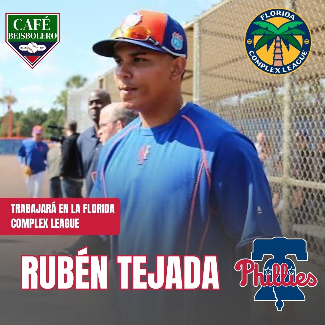 TRABAJARÁ CON LOS PHILLIES

Los Phillies de Filadelfia anunciaron el viernes (ayer) la contratación del ex Grandes Ligas panameño 🇵🇦 Rubén Tejada. Tejada trabajará en la  Florida Complex League (FCL) como coach de posición.

#CaféBeisbolero