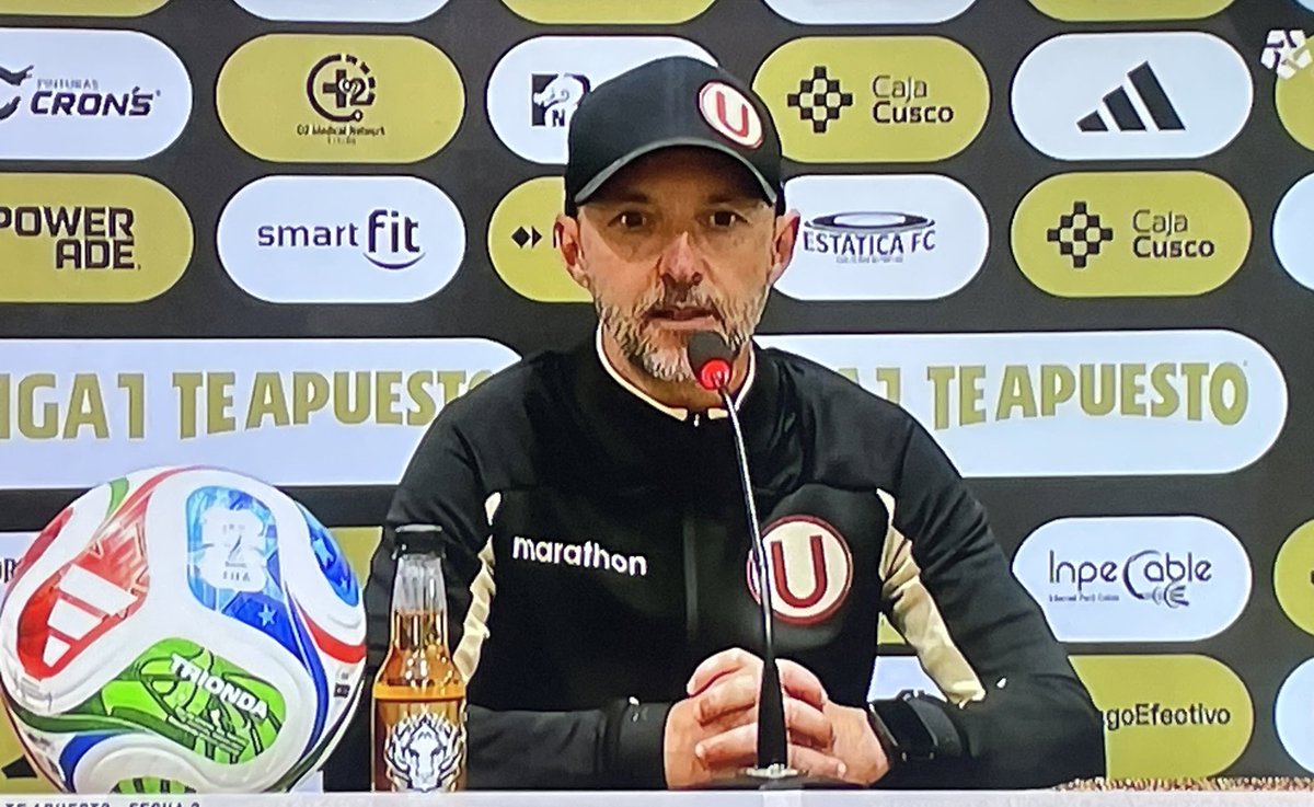 Javier Rabanal: “Tuvimos para hacer más de un gol, generamos cuatro claras. Tenemos que ser más efectivos”, dijo el director técnico de <a href="/Universitario/">Universitario</a> en conferencia de prensa