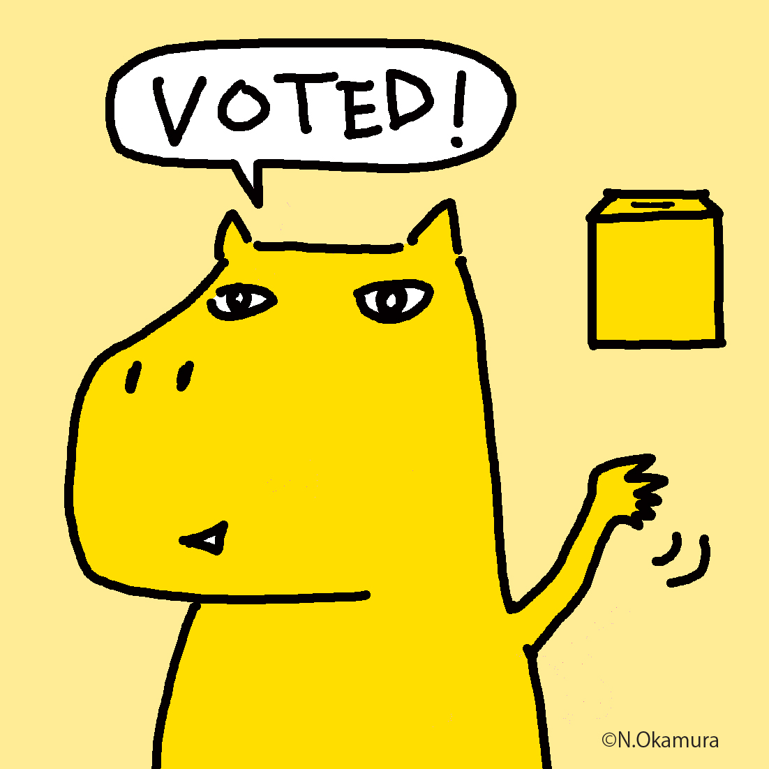 #衆院選2026
#選挙に行こう 
#戦争止めてくるわ