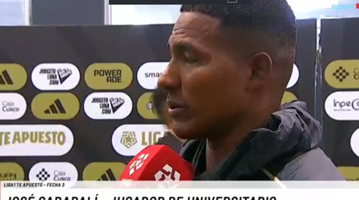 “El árbitro le dijo a algunos de mis compañeros que se equivocó”, dijo José Carabalí para las cámaras de L1 Max.
