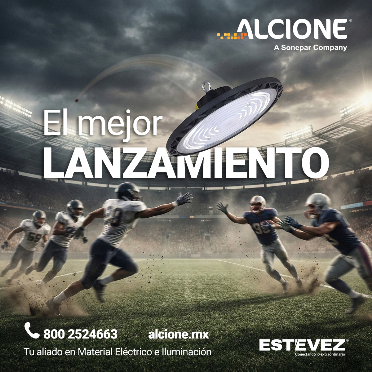alcionemx's tweet image. Confirmado: Un UFO en la yarda 50. 🛸🏈

Ni el medio tiempo tiene la increíble iluminación de otro planeta de Estévez Lighting.💡

Encuentra su tecnología de otra galaxia en Alcione.🌌

#Estevez #SuperBowl #MedioTiempo #Luces #UFO #Iluminacion #Lanzamiento