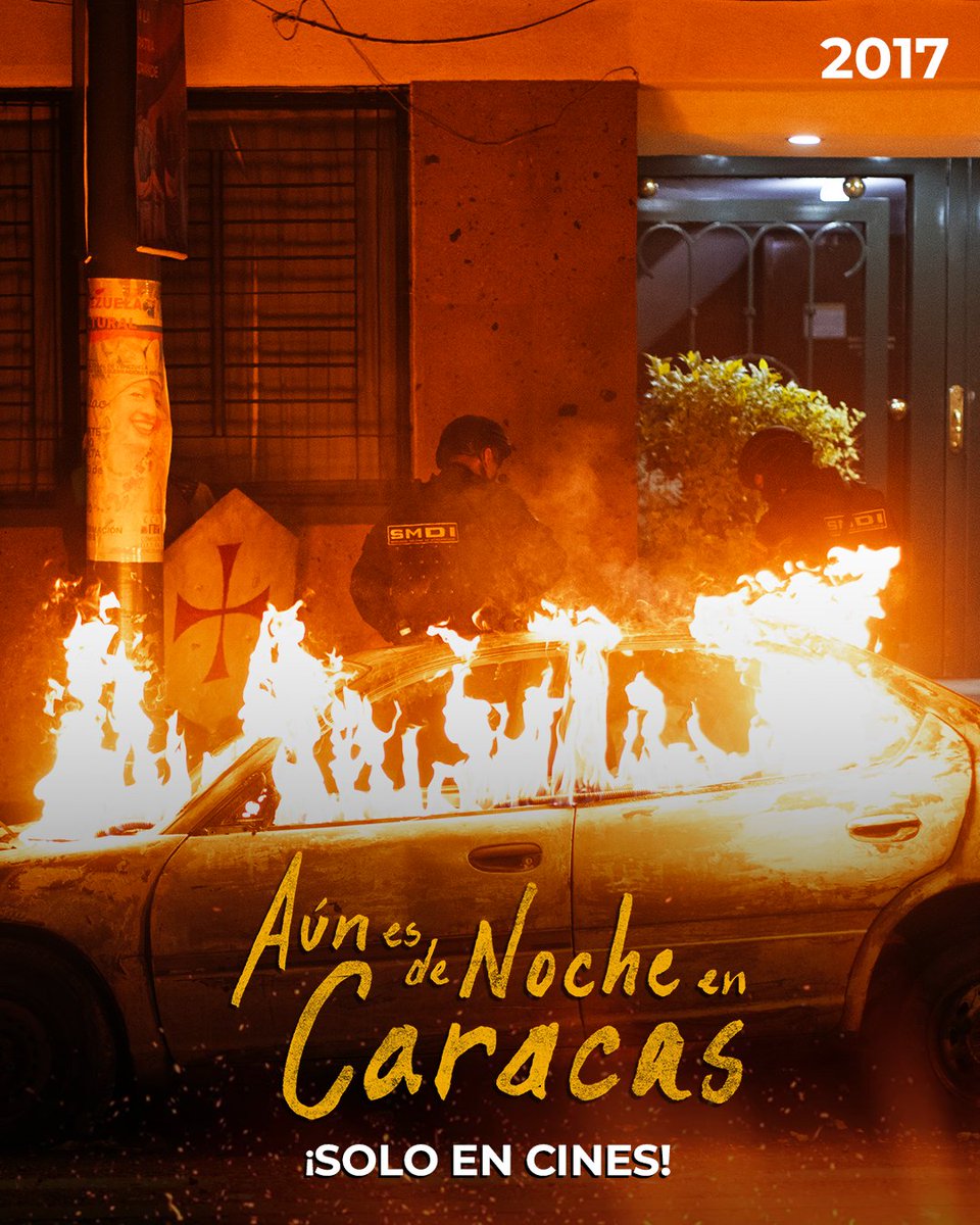 CinepolisDist's tweet photo. En 2017 en Caracas, Venezuela, miles de personas lo perdieron todo. Esta película narra 1 de esas historias. 🎬✊ No te pierdas en cines Aún es de noche en Caracas. https://t.co/MvaWltKAnJ